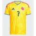 Colombia Luis Diaz #7 Hjemmedrakt EM 2024 Kortermet